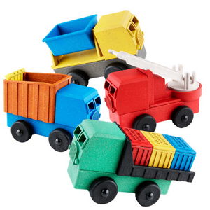 Educational Four-Pack Toy Trucks - Seville & the Sea