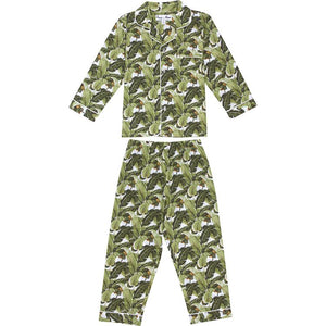 Kids Banana Leaf Shirt + PJ Pant Set - Seville & the Sea